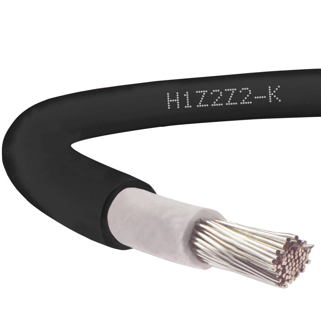 Przewód kabel solarny-  czarny Neku 6mm H1Z2Z2-K  [500mb]