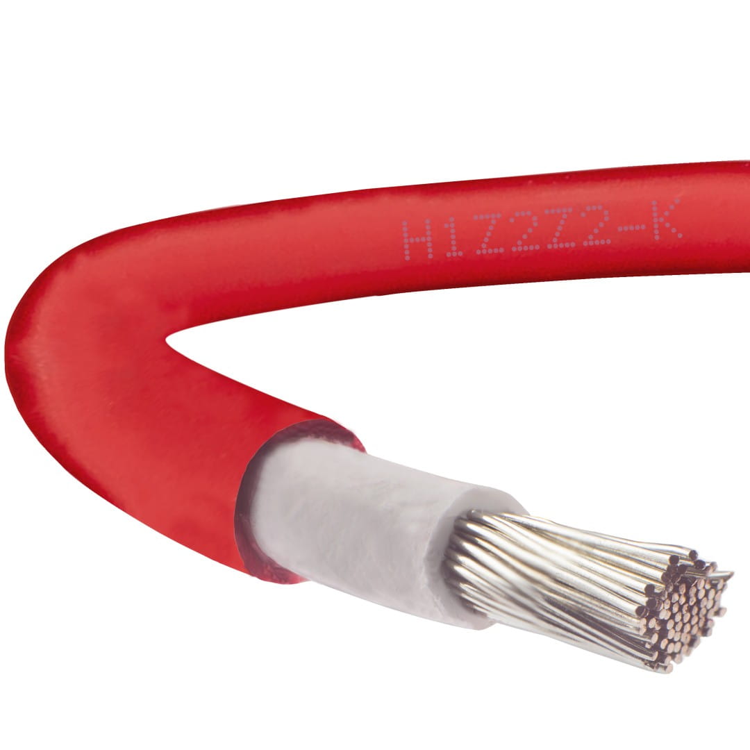 Przewód kabel solarny- czerwony Neku 4mm H1Z2Z2- K  [500mb]